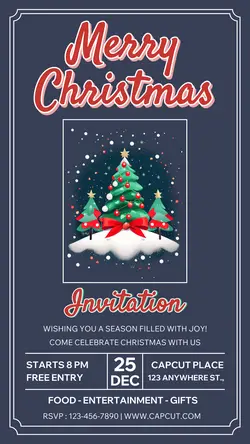 Christmas Invitation Instagram Story