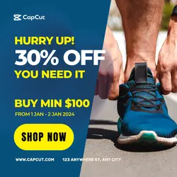 Shoe Promotion Instagram Post