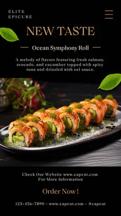 Food Today Special Menu Instagram Story