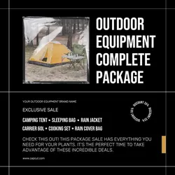 Business Outdoor Equipment Promotion
