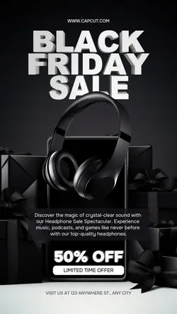 Black Friday Promotion Sale Instagram Story