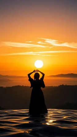 Wallpaper creative poster sunrise