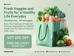 Food & Beverage Fresh Veggies and Fruits