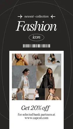 8 Multi-Image Product Simple Black Aesthetic