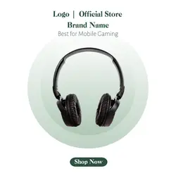 Headset Gaming Product Display