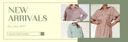 Non-marketing Email Header New Fashion Sage Minimalist