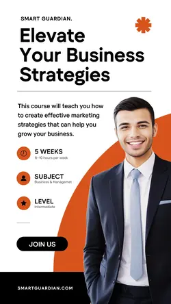 Business Strategies Course Instagram Story