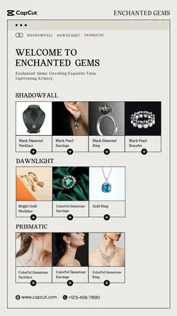 Jewelry Diamond Display Minimalist