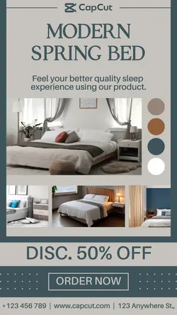 Household Spring Bed sales promotion