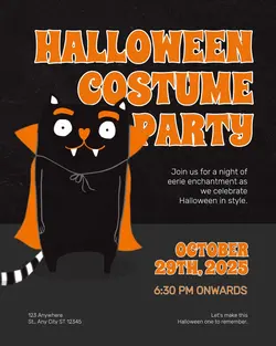 Halloween Costume Party Instagram Post