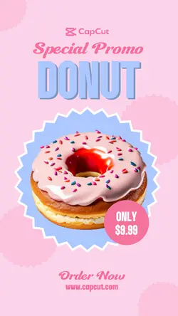 Food Donuts Promotion Instagram Story