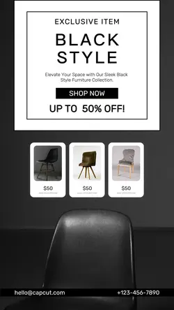 Exclusive Item Black Style Instagram Story