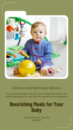 Maternal and infant care Menu