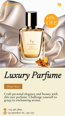 Luxury Perfume Discount Tiktok Post