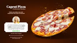 Pizza Testimonial Review For Facebook Ads