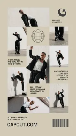 8 Multi-Image Product Fashion Beige Tech Style