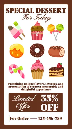 Food Special Dessert Today Instagram Story