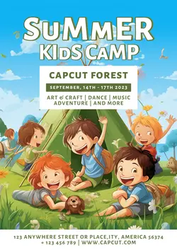 Non-Marketing Poster Summer Camp