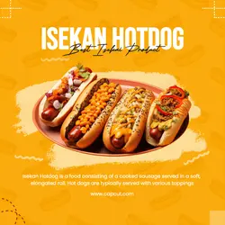 Isekan Hotdog Instagram Post