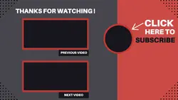Simple YouTube End Screen