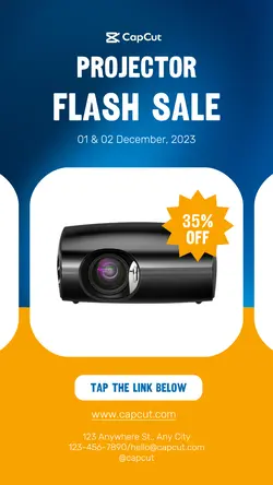 Electronic Projector Sale Instagram Story