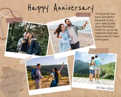 Non-marketing Photo Collage Happy Anniversary