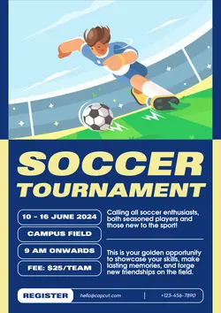 Non-marketing Campus event Soccer Tournament