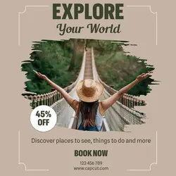 Travel explore sales promotion