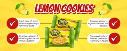 E-Commerce Food Lemon Cookies Detail Page