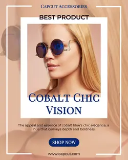 Accessories Cobalt Glasses Product Display