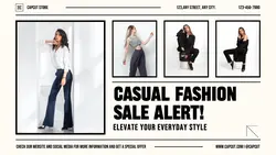 Casual Fashion Display Twitter Post