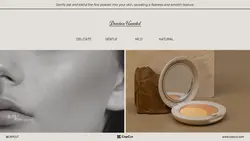 Beauty Powder DisplayMinimalist