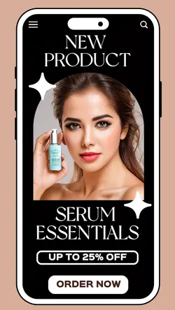 Serum Essential Sale Promotion Story
