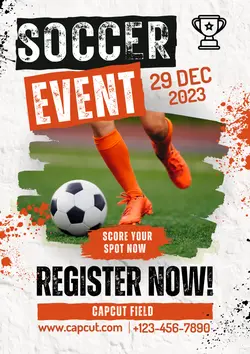 Non-marketing Campus Event Black and Orange