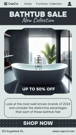 Household Bathtub Sale Promotion