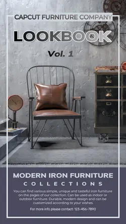 lookbook for home decor-modern iron furniture