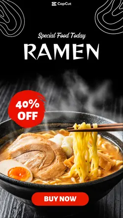 Special Food Today Ramen Instagram Story
