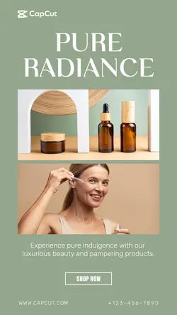 Beauty Pure Radiance Promotion Instagram Story