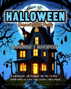 Halloween Invitation Party Instagram Potrait