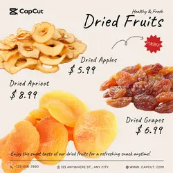 Foods&Beverage Dried Fruits Discount Minimalist