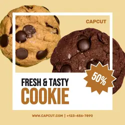 Food Cookie Promotion Instagram Post