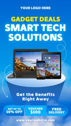 Electronics Laptop Smartphone Promotion