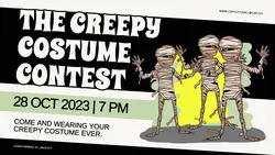 Halloween Costume Contest Twiter Post