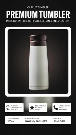 Premium Tumbler Promotion Instagram Story