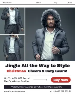 Christmas Fashion Promo Instagram Portratit 