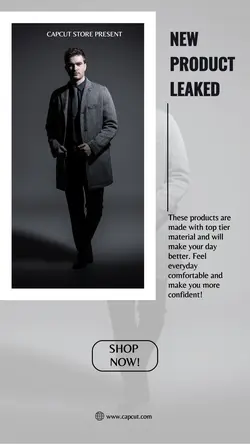 Fashion Gentleman New Release Instagram Story