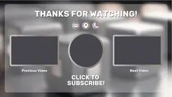 Non Marketing Youtube Endscreen Minimalist Silver