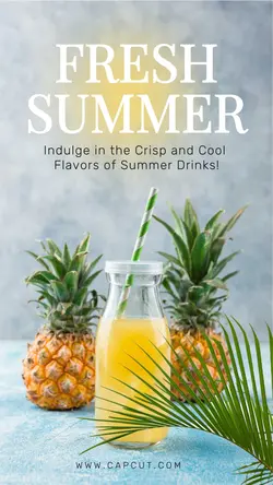 Summer Drink Product Display Instagram Story