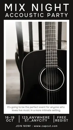 Accoustic Party Instagram Stories