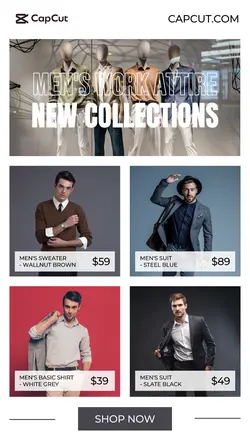 5 Multi-product Image Men's Clothes New Product Men's Work Attire
